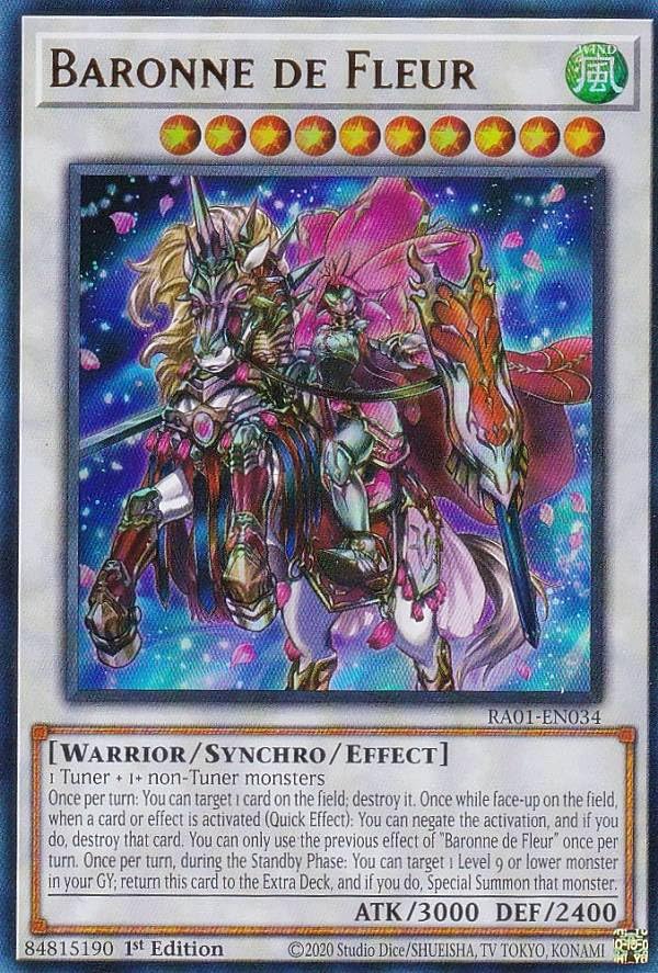 Amazon.co.jp: 遊戯王 RA01-EN034 フルール・ド・バロネス Baronne de