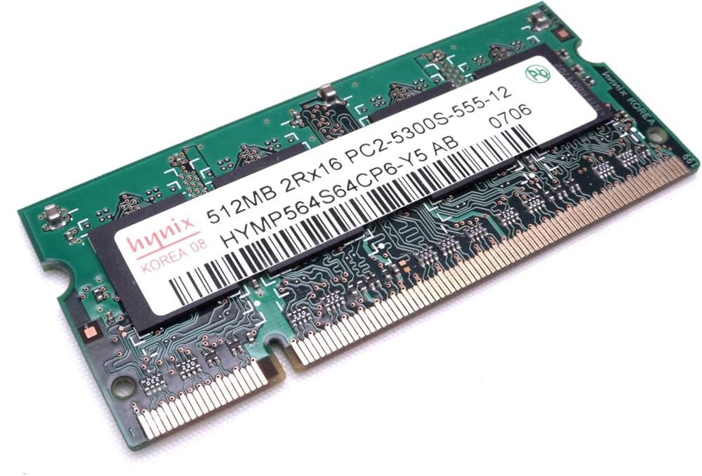 Amazon.co.jp: Hynix 512MB DDR2 RAM PC2-5300 200-Pin Laptop SODIMM