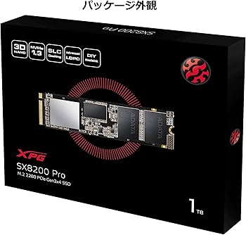 Amazon | ADATA XPG SX8200 Pro NVMe SSD (読取最大 3,500MB/秒) PCIe3