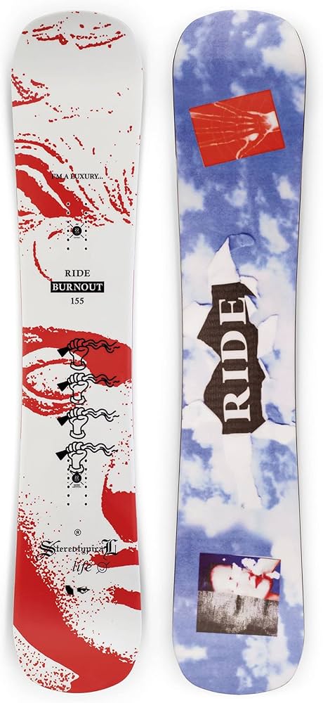 Amazon | Ride 2020 バーンアウト メンズ スノーボード 157W ホワイト