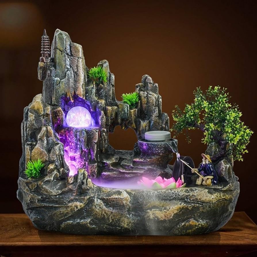 Amazon.co.jp: リラクゼーションファウンテン 卓上噴水水表示禅