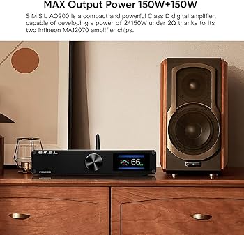 Amazon.co.jp: SMSL AO200 デジタルアンプ 150W×150W パワーアンプ
