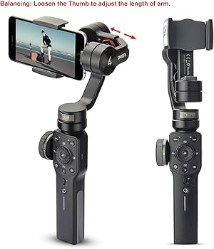 Amazon.com: Zhiyun Smooth 4 Gimbal Stabilizer for Smartphone