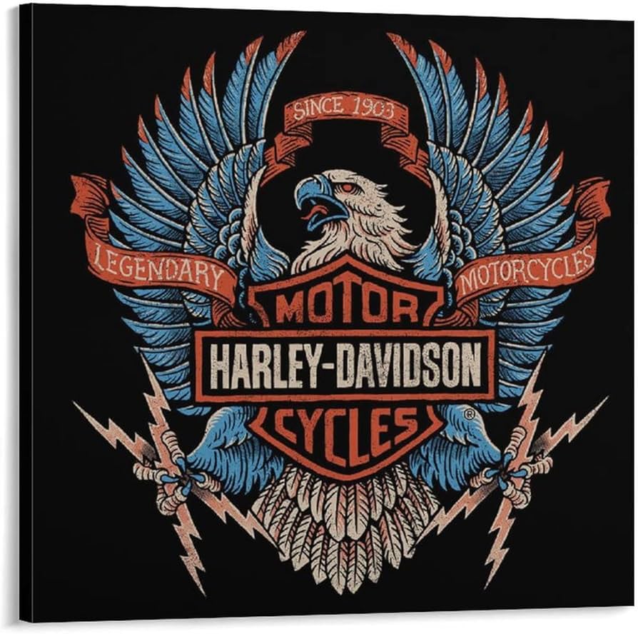 Amazon.co.jp: Harley-Davidson ハーレーダビッドソンポスター アート