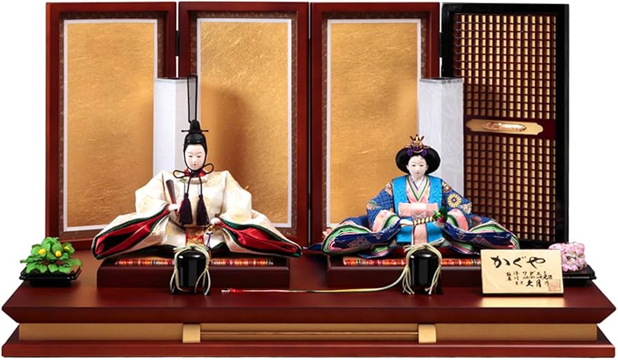 Amazon | 雛人形 久月 ひな人形 雛 平飾り 親王飾り ワダエミ監修 着付