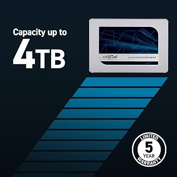 Amazon.com: Crucial MX500 1TB 3D NAND SATA 2.5 Inch Internal SSD