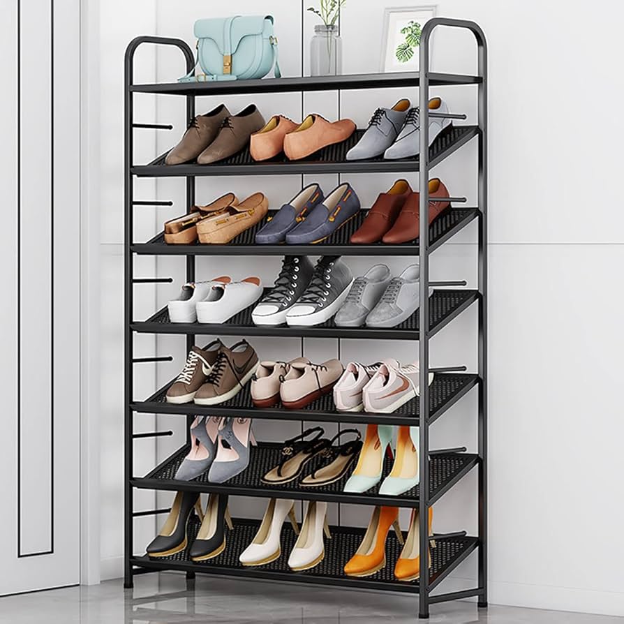 Amazon｜シューズラック 靴箱 スリム 下駄箱 4/5/6/7段 幅50/70/90