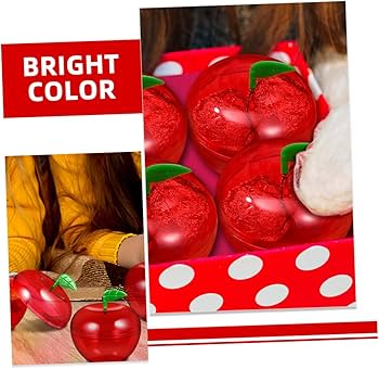 Amazon｜HOLIDYOYO りんごの容器 りんご型 収納ボックス 20個 りんご