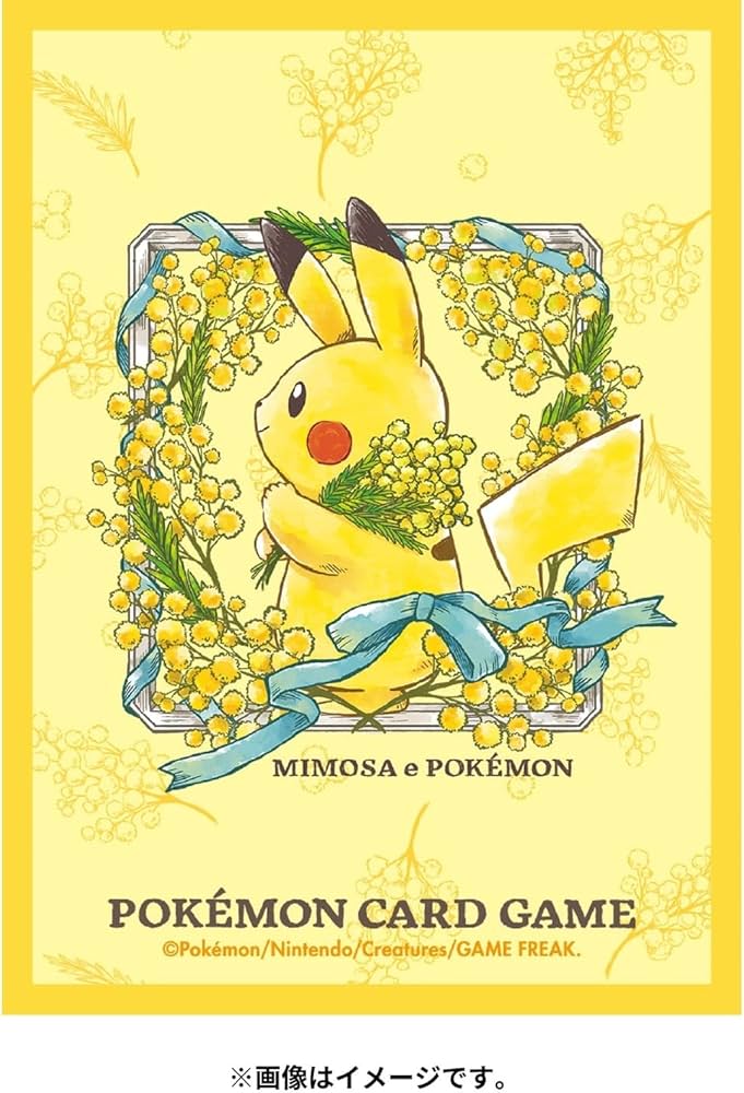 Amazon.co.jp: ポケモンカードゲーム デッキシールド MIMOSA e POKÉMON