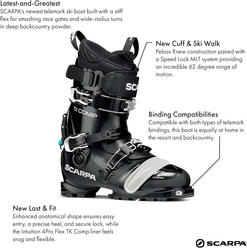 Amazon | SCARPA TX Comp Telemark スキーブーツ - バックカントリー