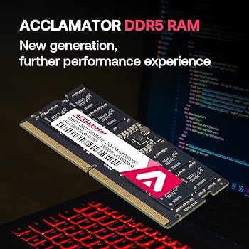 Acclamator DDR5 RAM 32GB Kit (2x16GB) 5600MHz (or 5200MHz or