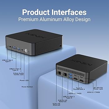 Amazon.com: MINIX NGC N512 Mini PC Windows 11 Pro, Intel i5-12600H