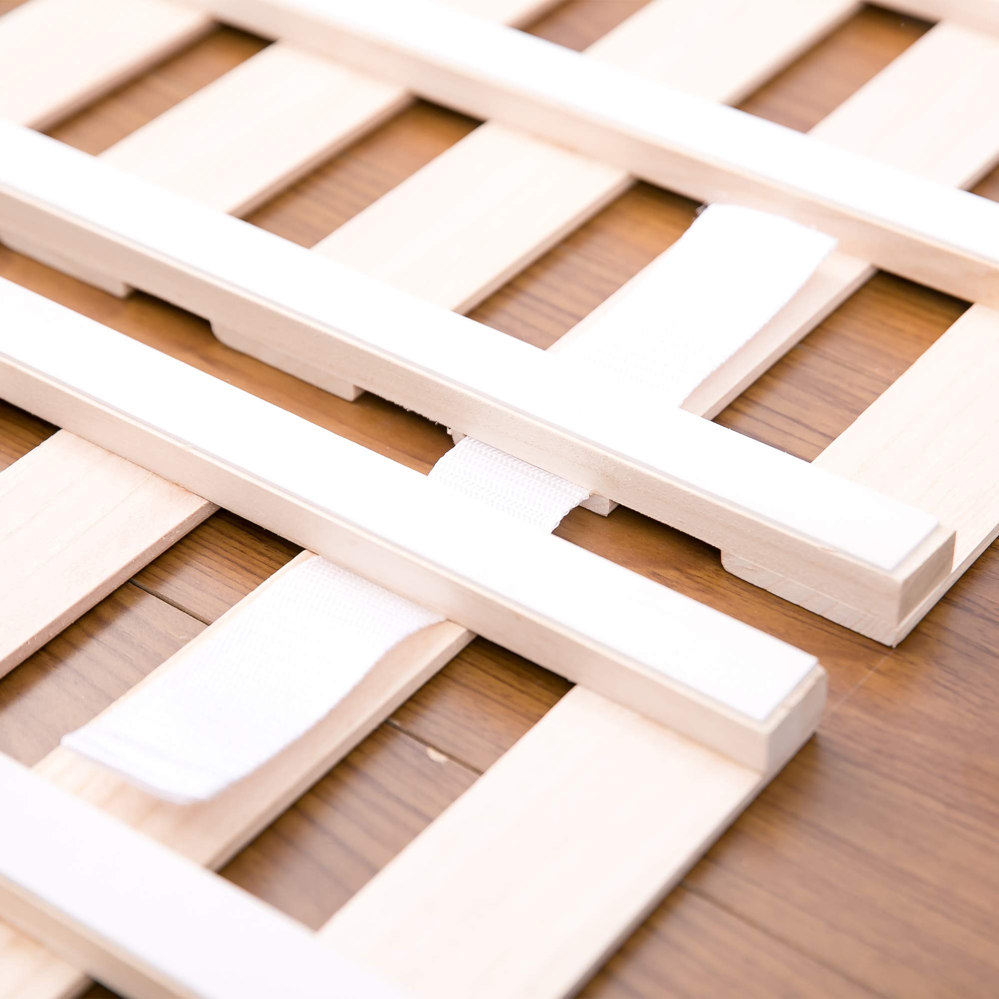 Amazon｜すのこベッド 折りたたみッド 天然桐 四つ折り ベッドフレーム