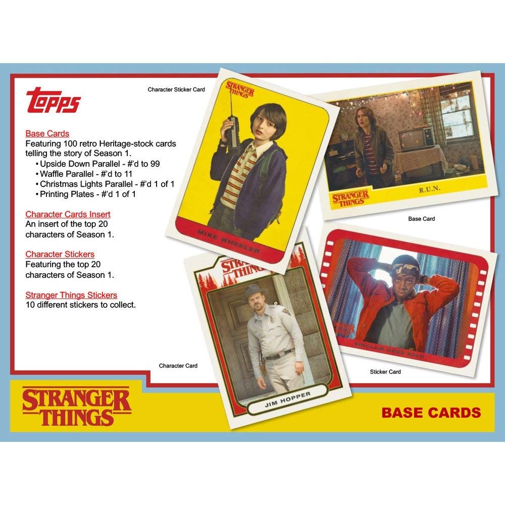 Amazon.co.jp: Topps Cards: Stranger Things バリューボックス | 記念