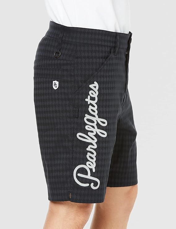 Amazon | [パーリーゲイツ] メンズ ショートパンツ PG筆記体ロゴ