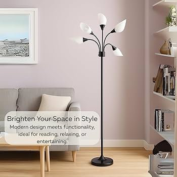 Amazon.co.jp : メデューサ フロアランプ アクリルシェードつき