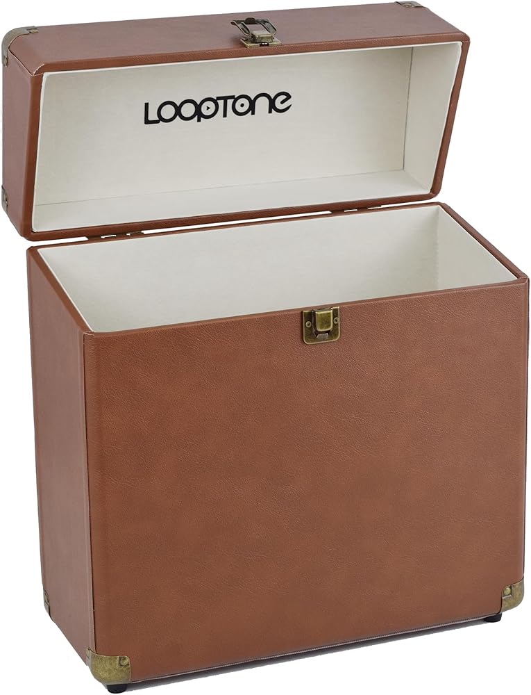 Amazon.co.jp: LoopTone ヴィンテージビニールレコードストレージ