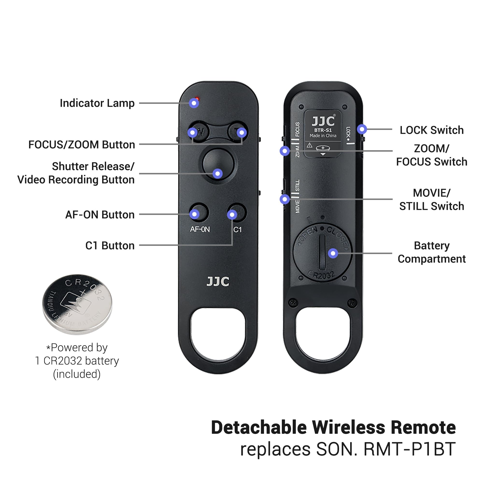Amazon.com : JJC GP-VPT2BT Wireless Bluetooth Remote Shooting Grip