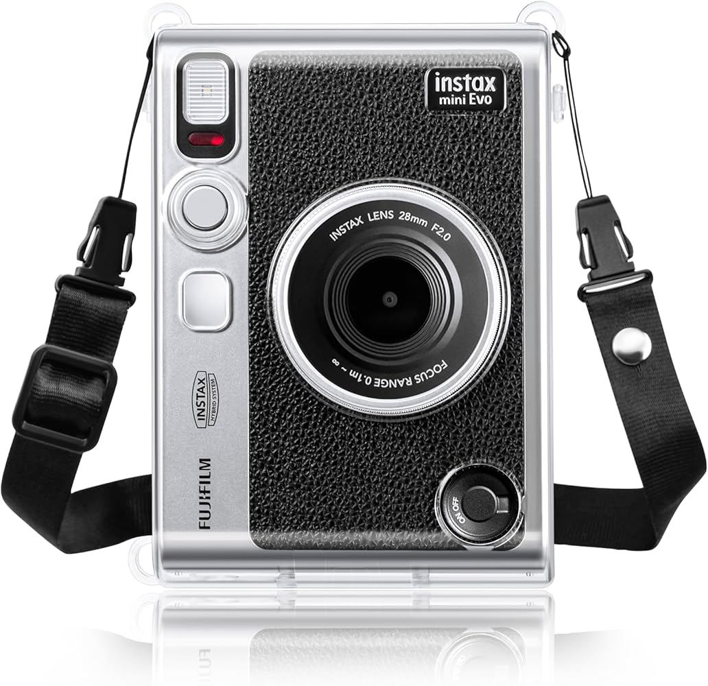 Amazon.co.jp: Rieibi FUJI instax mini Evo透明ケース,ショルダー