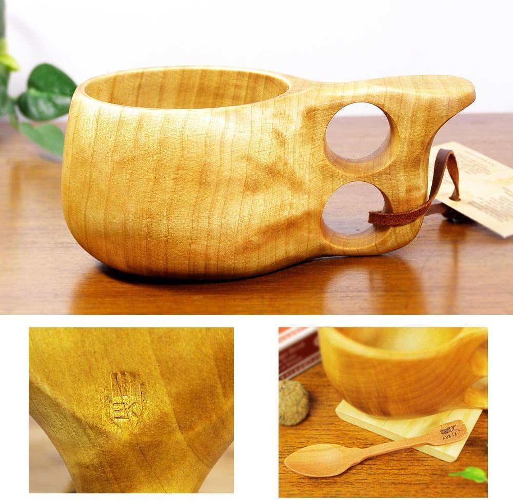 Amazon | 北欧フィンランド木製 本物ククサ Kuksa Koivumaa(コイヴマー