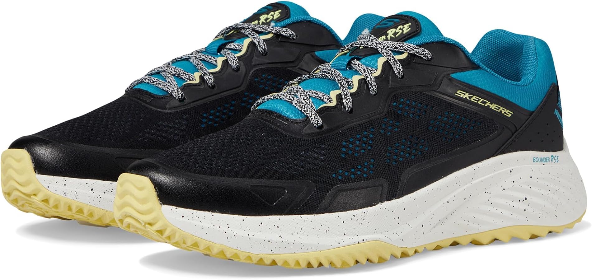 Amazon.com | Skechers Men's Bounder RSE Sneaker,Black/Multi,7.5