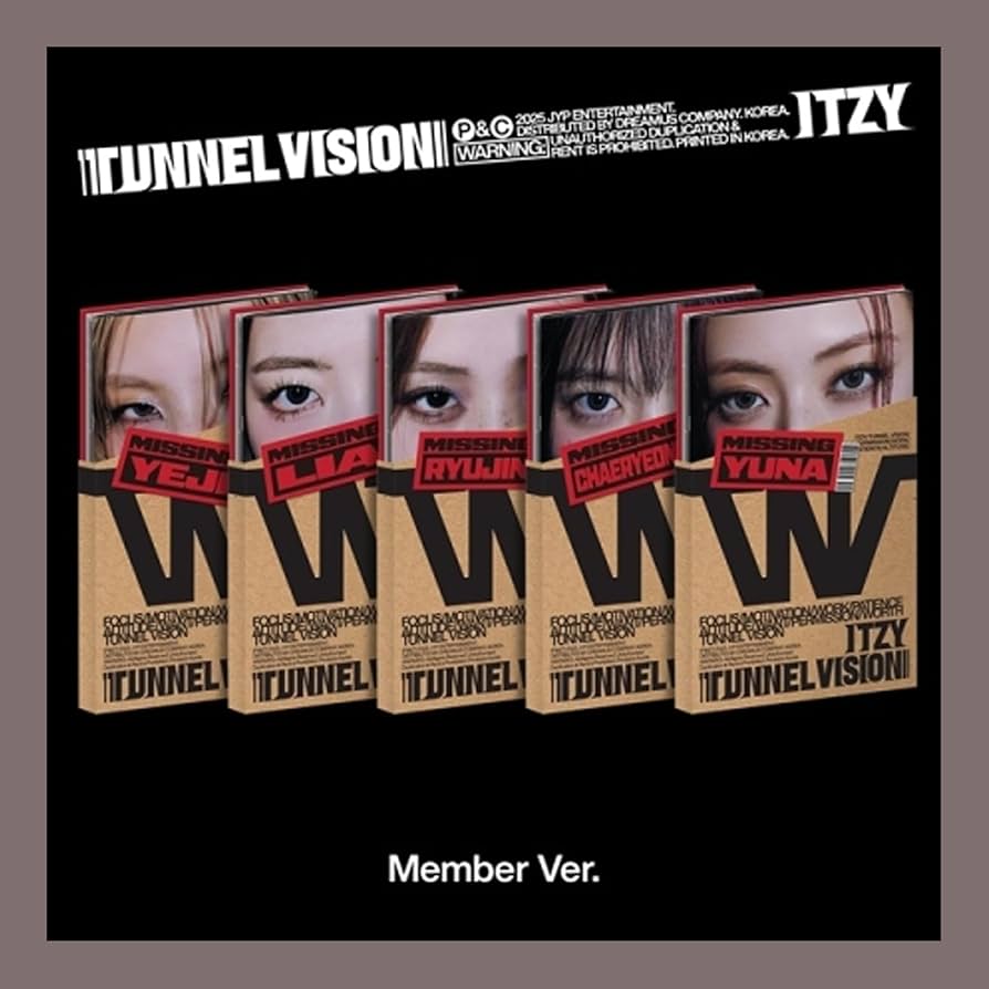 Amazon.com: ITZY Tunnel Vision 11th Mini Album (Member - RYUJIN