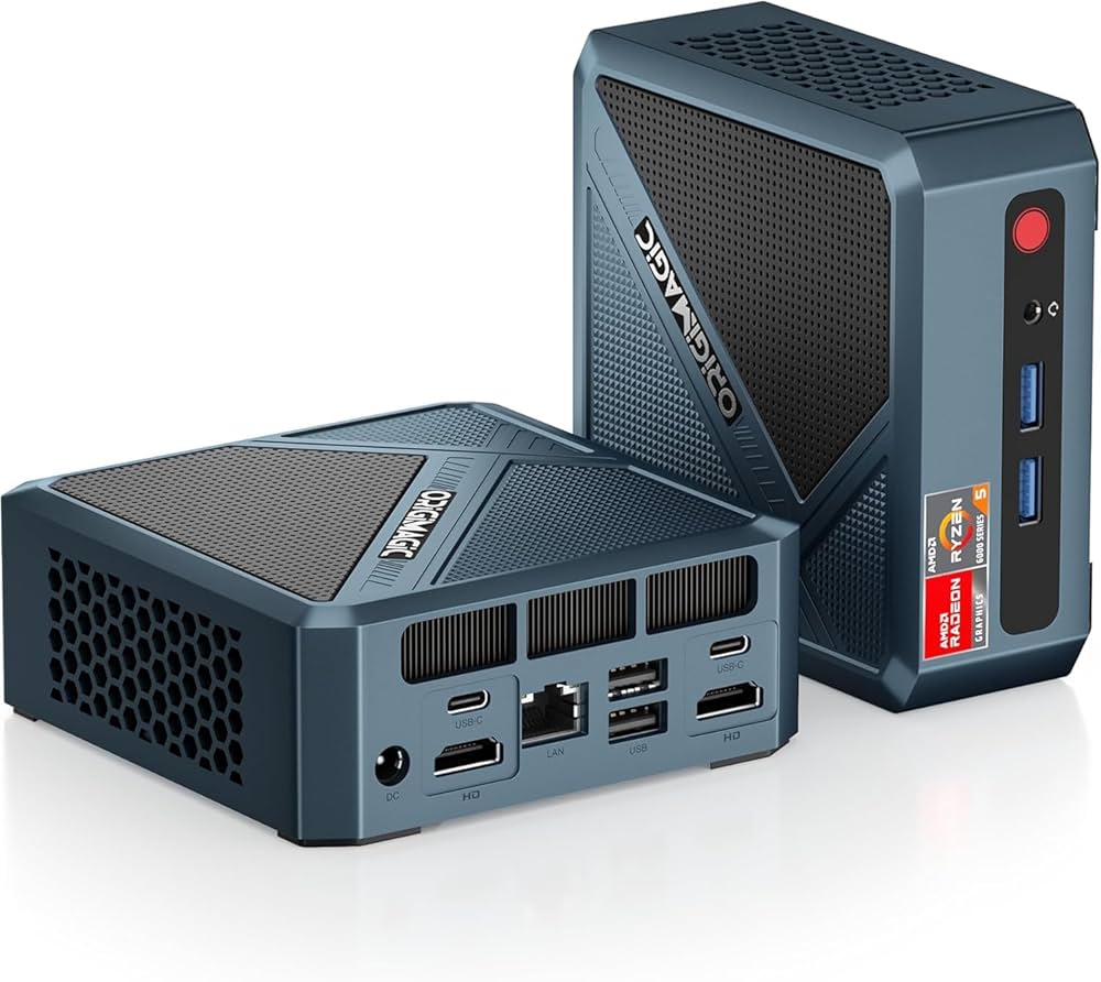 origimagic N2 Mini PC,powered by Ryzen 5 6600H processor(6C/12T up