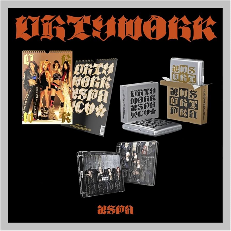 Amazon.com: aespa Dirty Work 1st Single Album with Tracking Sealed