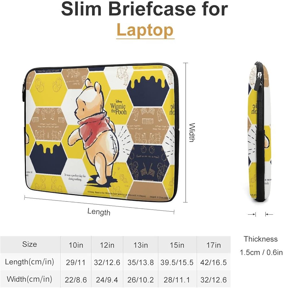 Amazon.co.jp: くまのプーさん『10-17インチ対応』 パソコンケース 360