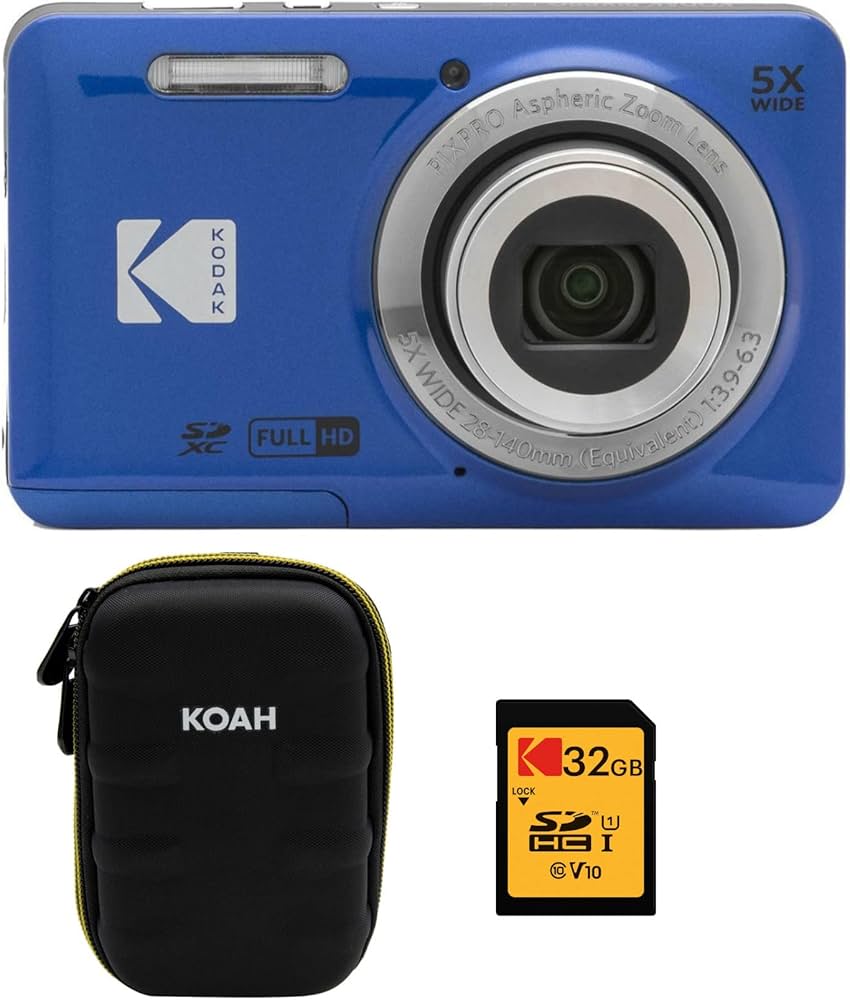 Amazon.com : KODAK PIXPRO Friendly Zoom FZ55-BL 16MP Digital