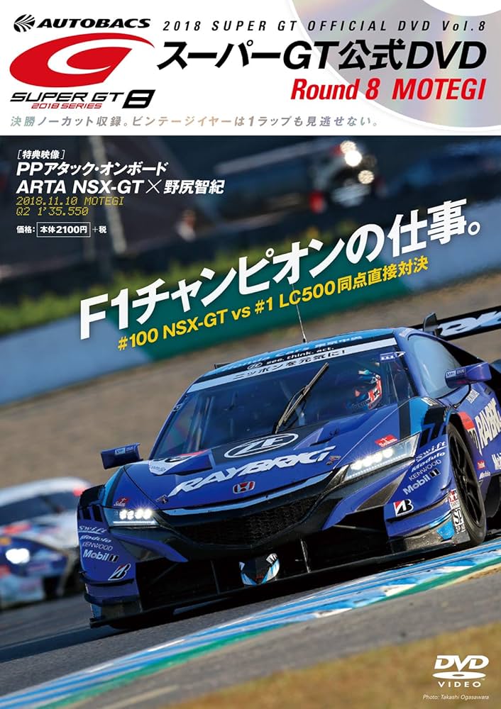 Amazon.co.jp: 2018 SUPER GT オフィシャル DVD Rd.8 () : Japanese Books