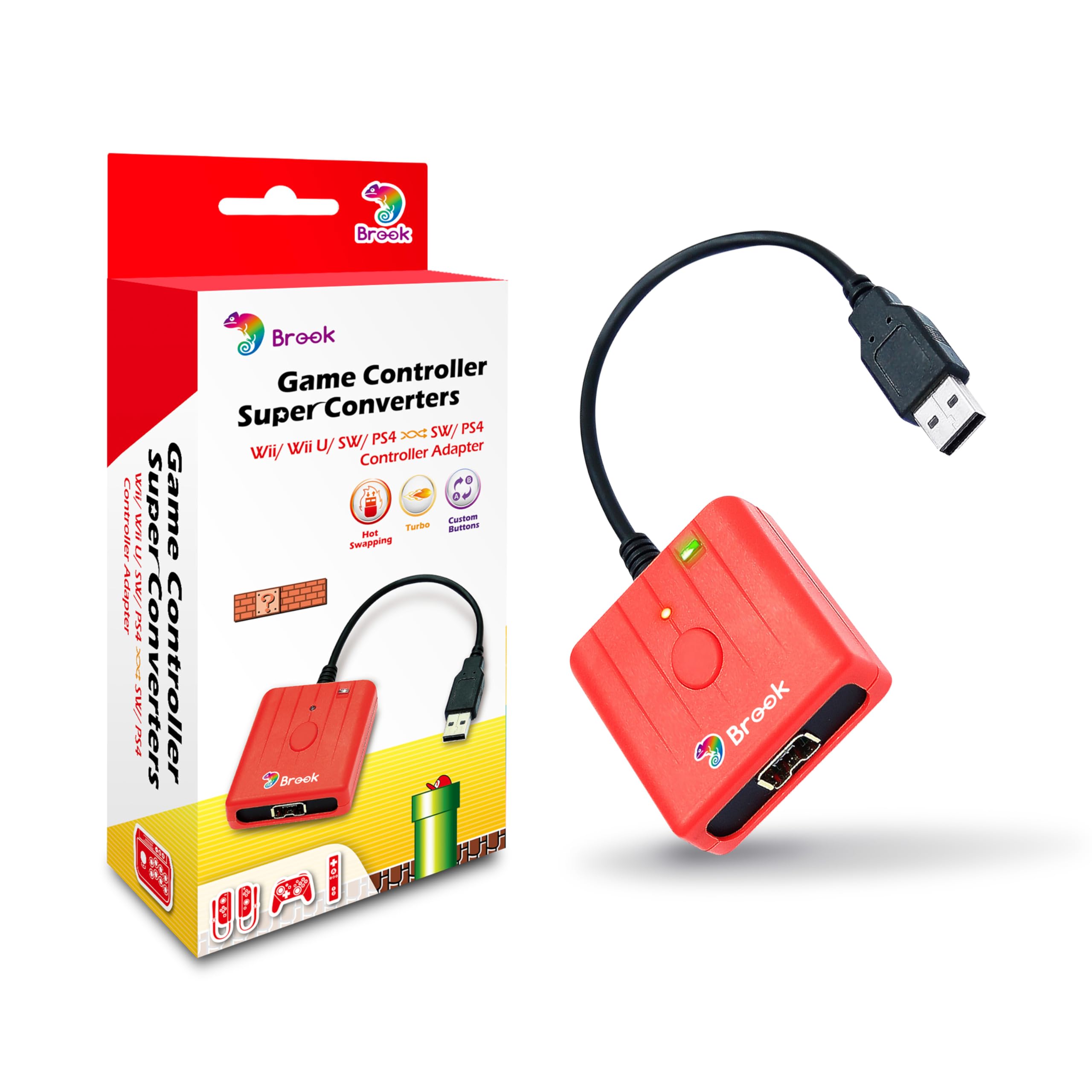 新品未開封品】スーパーコンバーター Switch/PS4/wiiu/wii スーパー