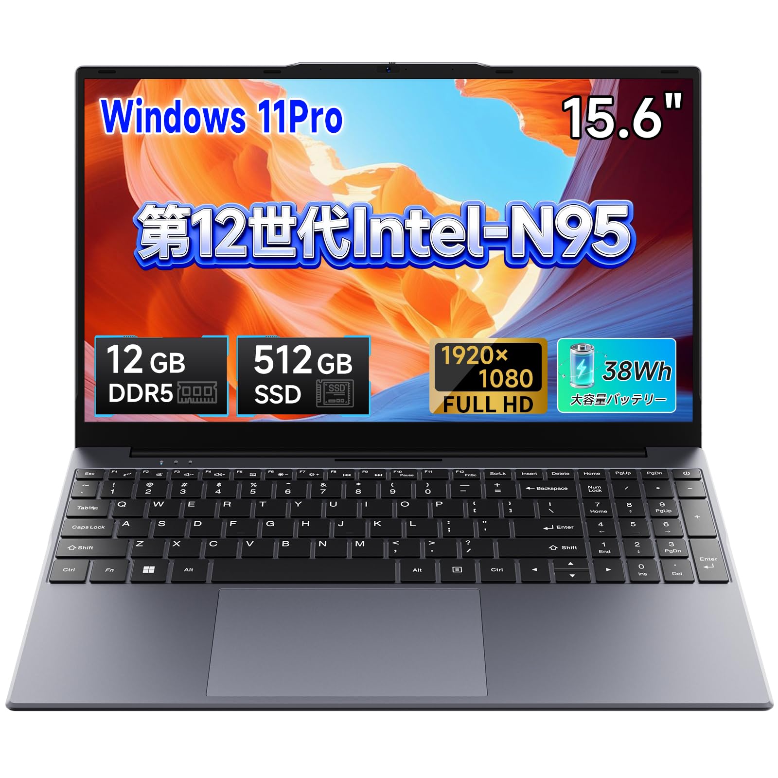 Amazon.co.jp: Notebook Computer [Latest 12th Generation Intel-N95