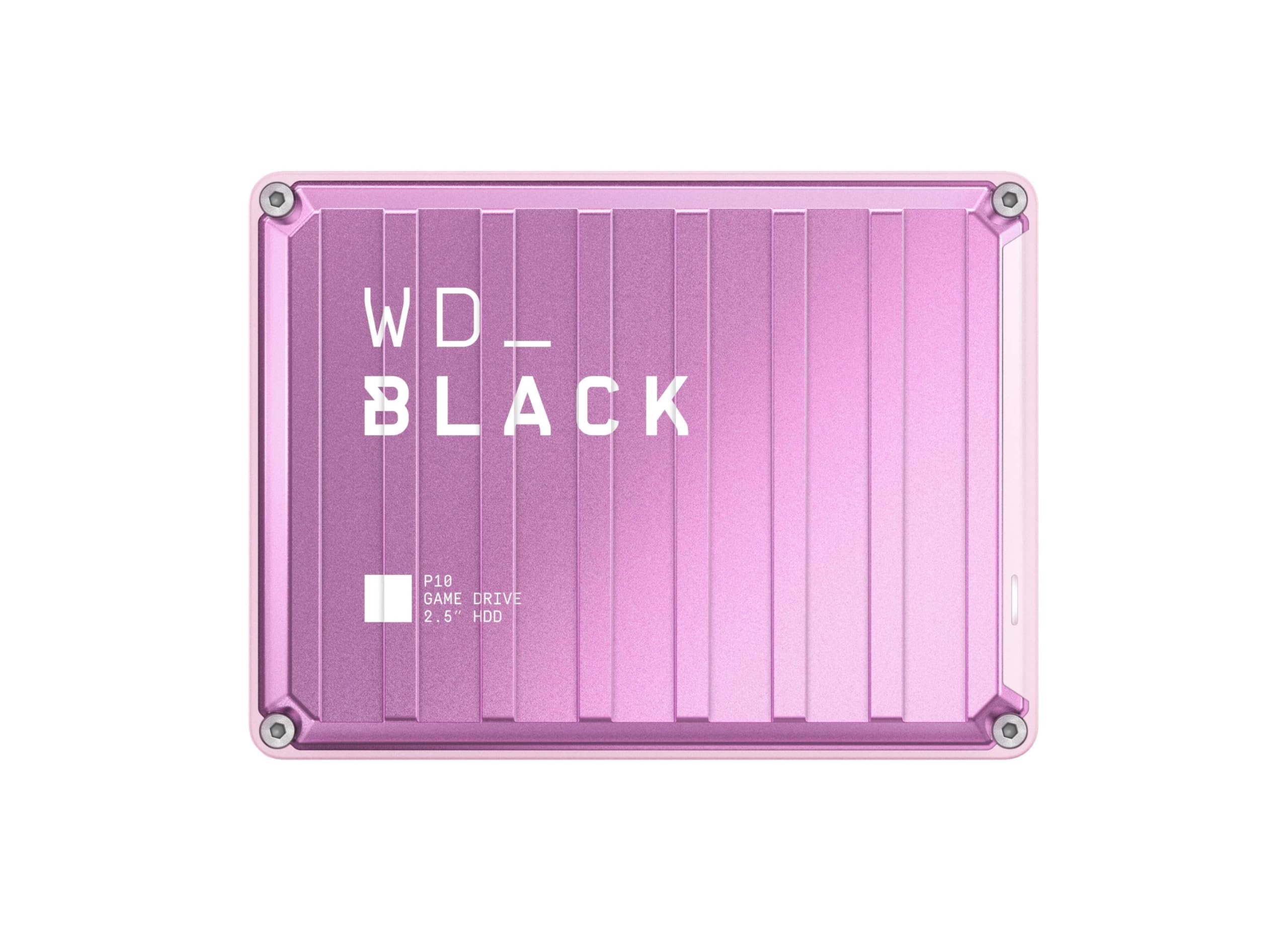 Amazon.com: WD_Black 6TB Pink P10 Game Drive Portable External