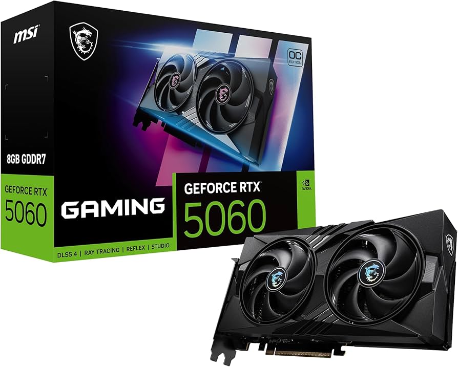Amazon.com: msi Gaming RTX 5060 8G Gaming OC Graphics Card (8GB