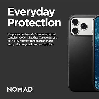 Amazon.co.jp: NOMAD モダンレザーケース ブラック iPhone 17 Pro Max