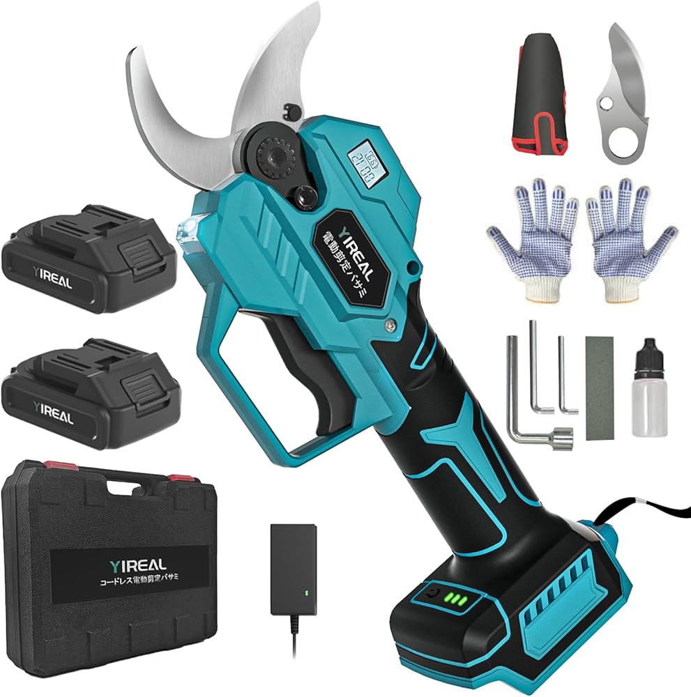 Amazon | 電動剪定バサミ 電動バサミ 園芸用はさみ 【山本造園会社監修