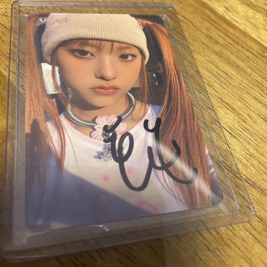 Amazon.co.jp: newjeans 希少 直筆サイン入り トレカ ヘリンちゃん