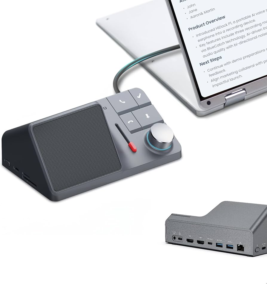 Amazon.com: H1 11-in-1 USB C Docking Station with AI Voice