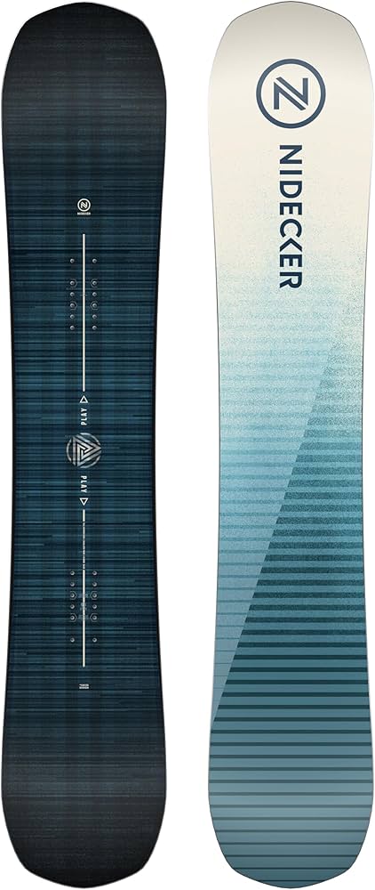Amazon.com : Nidecker Play Directional Twin Men Snowboard, Black