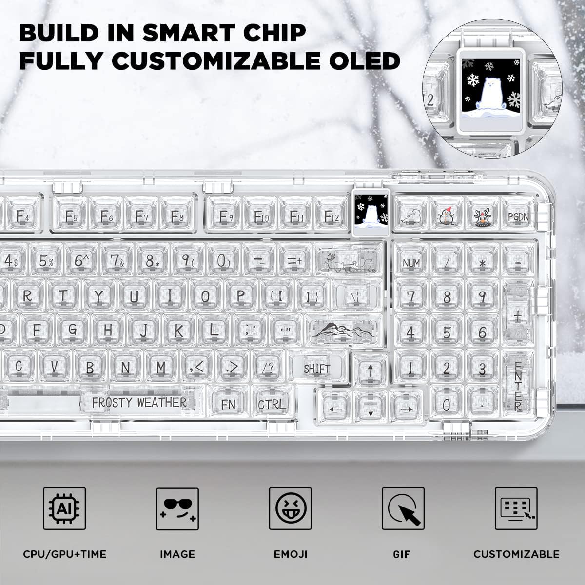 Amazon | Coolkiller CK98メカニカルキーボード バックライト付き充電