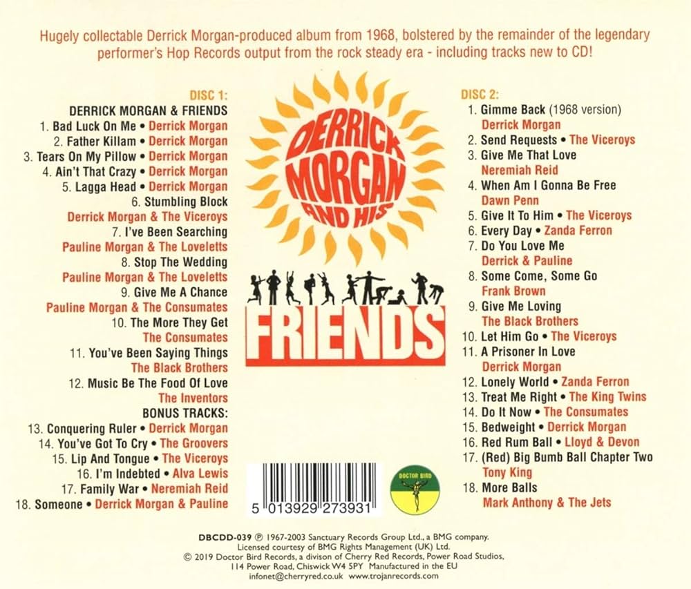 VARIOUS ARTISTS - Derrick Morgan & His Friends: Expanded Edition