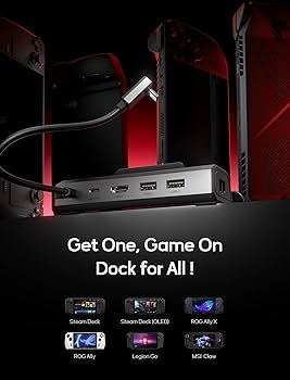 Amazon.com: JSAUX 4K@120Hz Docking Station and 65W Charger