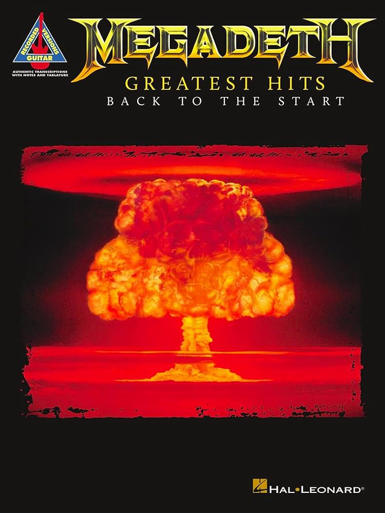 Amazon.com: Megadeth Greatest Hits: Back to the Start Guitar