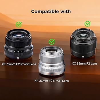 Amazon.com : Haoge Lens Hood Metal Square Bayonet for Fujifilm