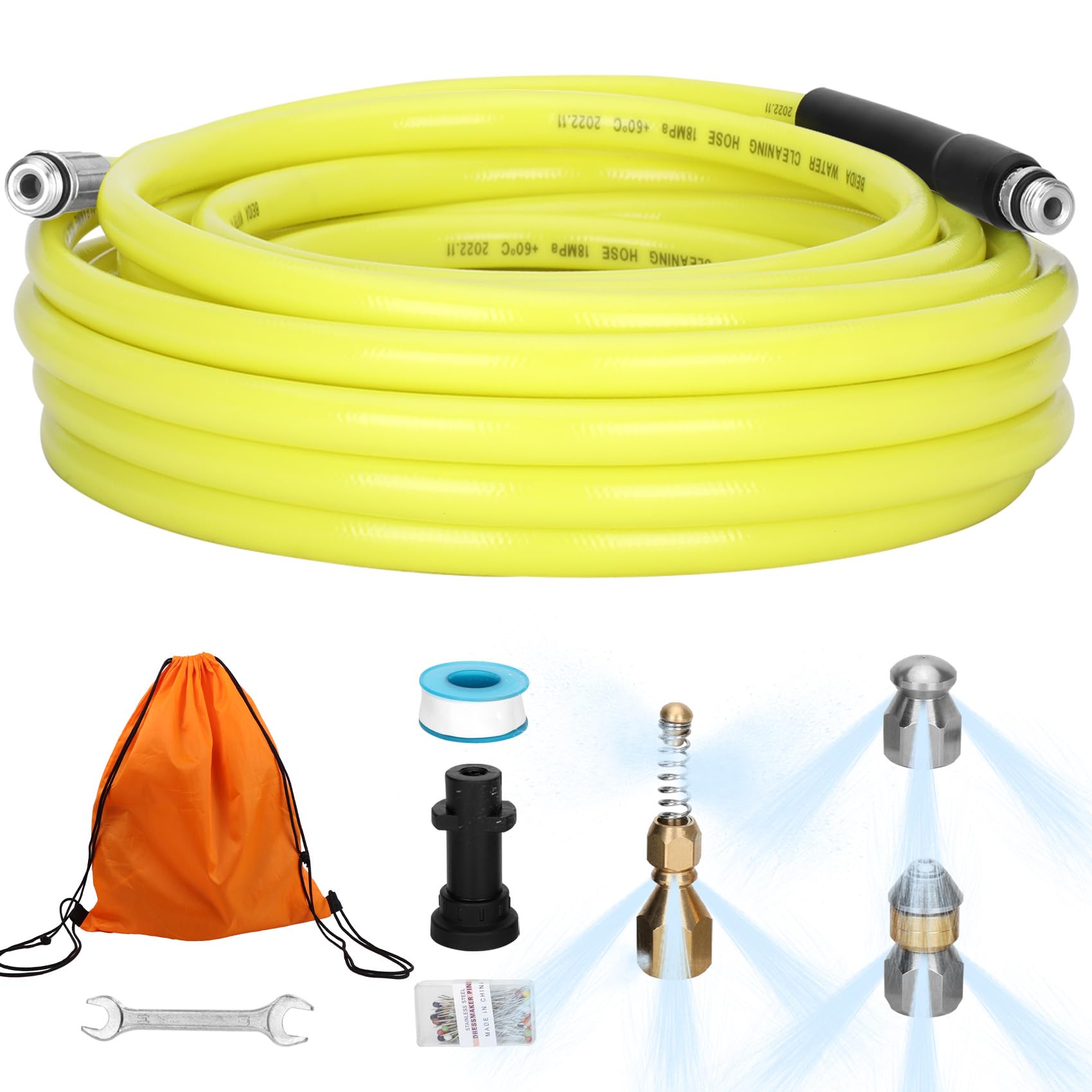 Amazon.co.jp: ankonケルヒャーパイプクリーニングホース 15m 3種類