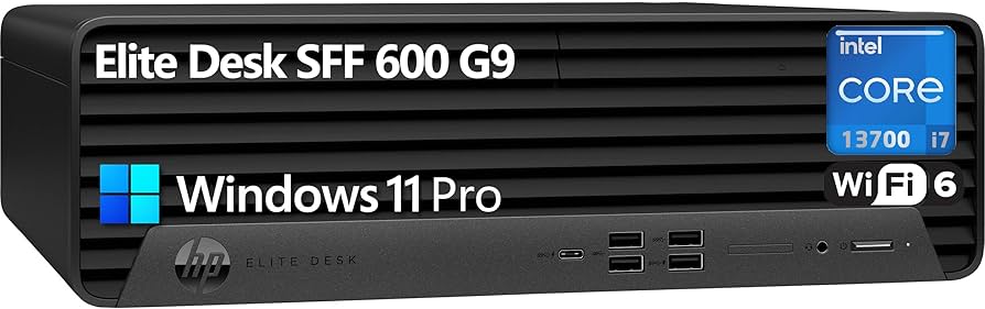 Amazon.com: HP Elite Desk SFF 600 G9 Desktop Computer, 13th Gen