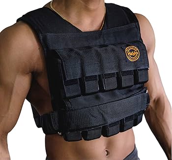 Amazon.co.jp: H&Yo ウエイトベスト 20kg 10kg 重り 筋トレ 重量調節可