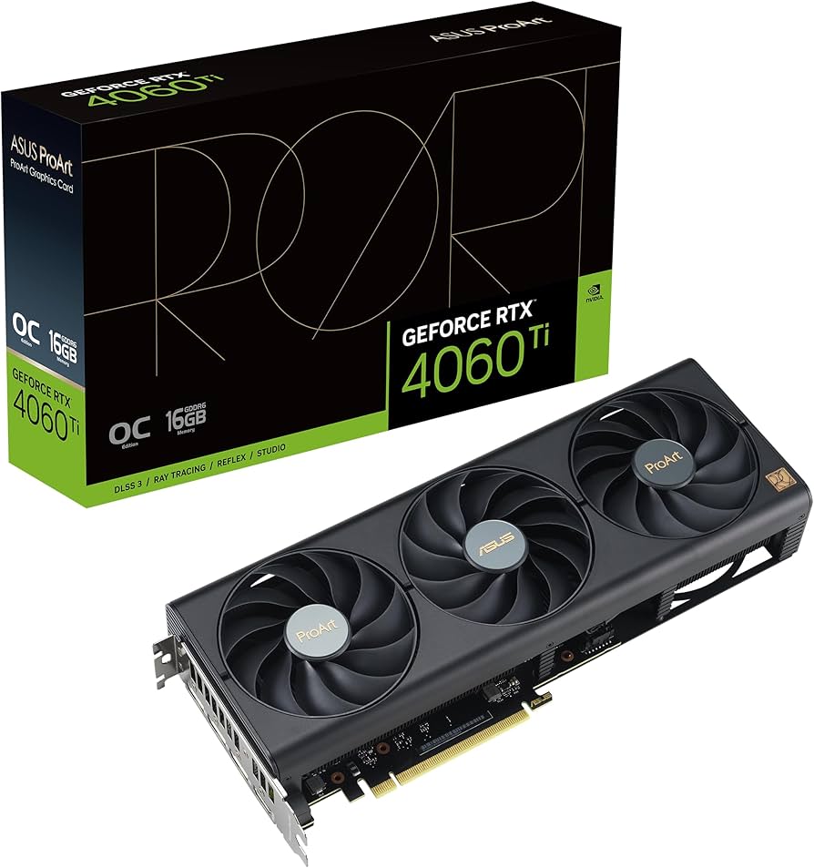 Amazon.com: ASUS ProArt GeForce RTX™ 4060 Ti 16GB OC Edition GDDR6