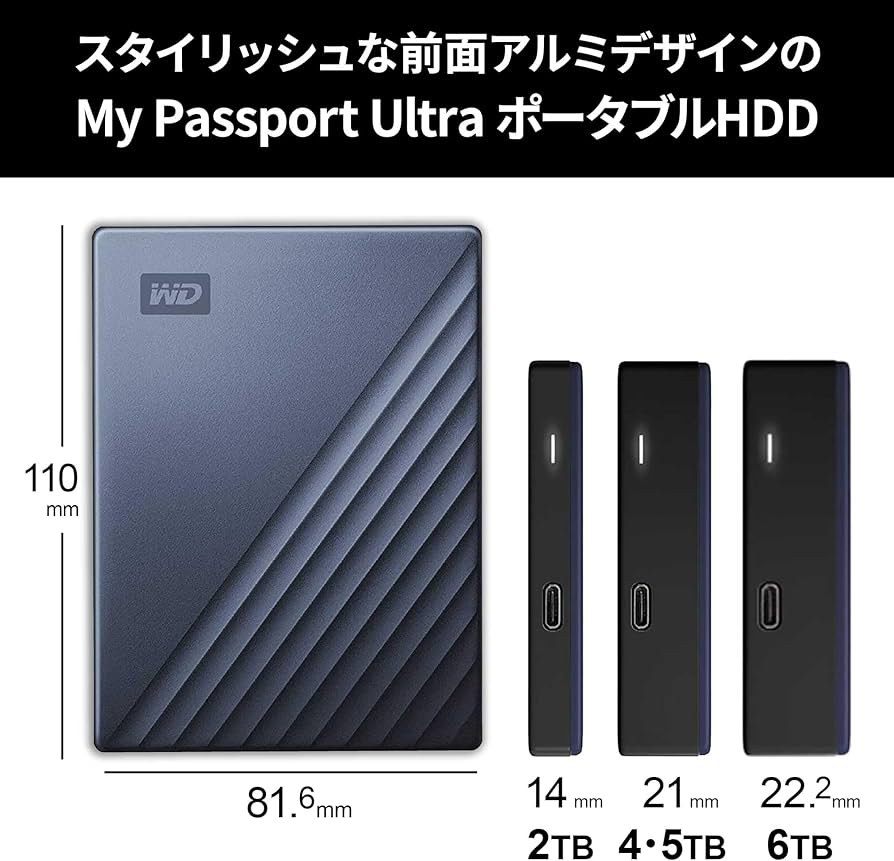 Amazon | ウエスタンデジタル(Western Digital) WD ポータブルHDD 6TB